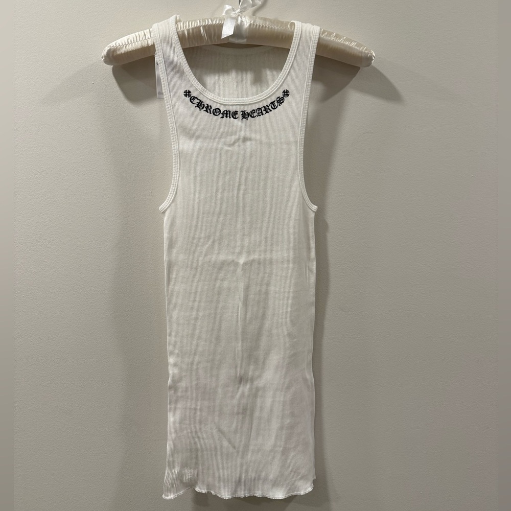 Chrome Hearts White Sleeveless Top ,Dress.